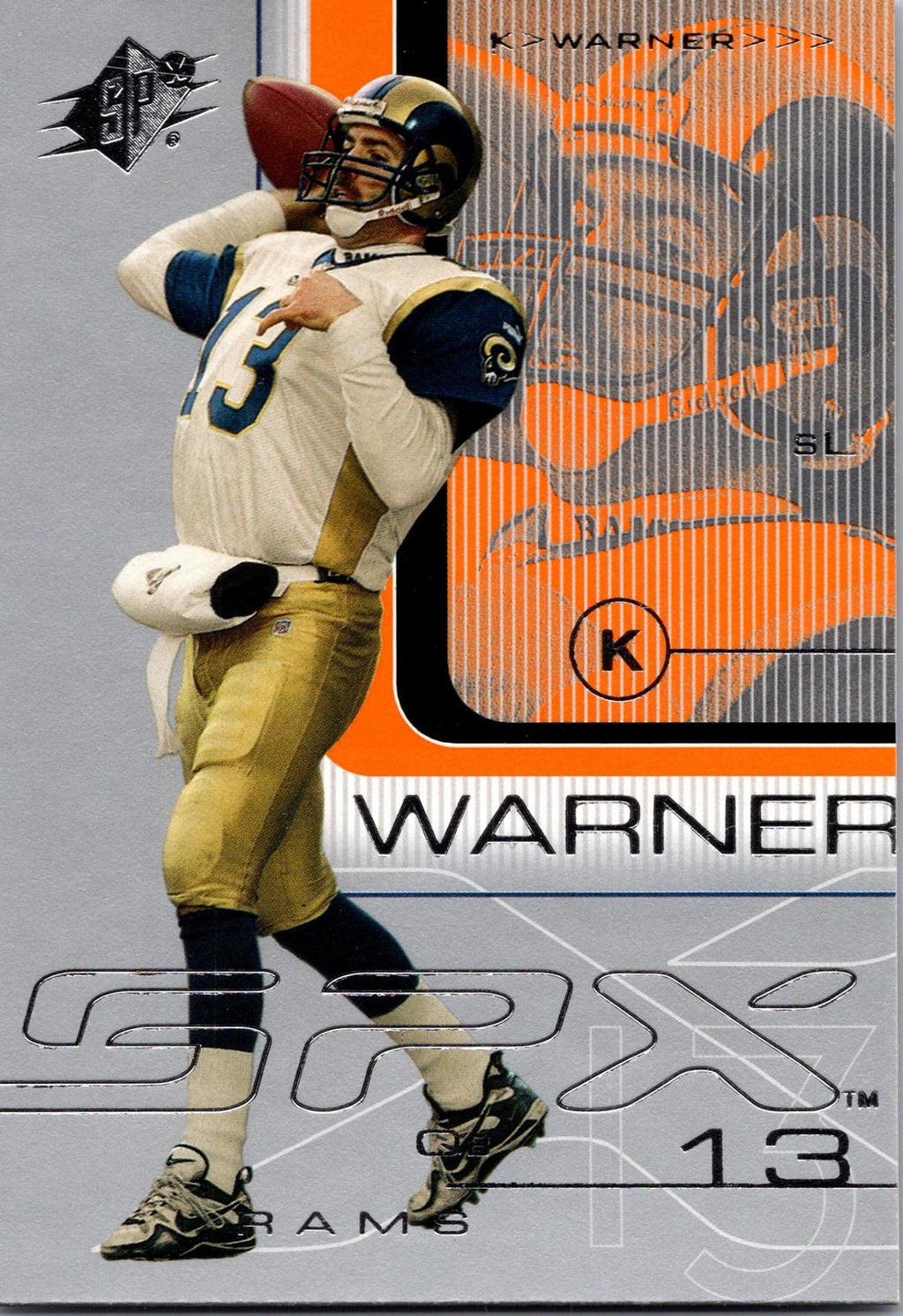 2001 SPx #72 Kurt Warner