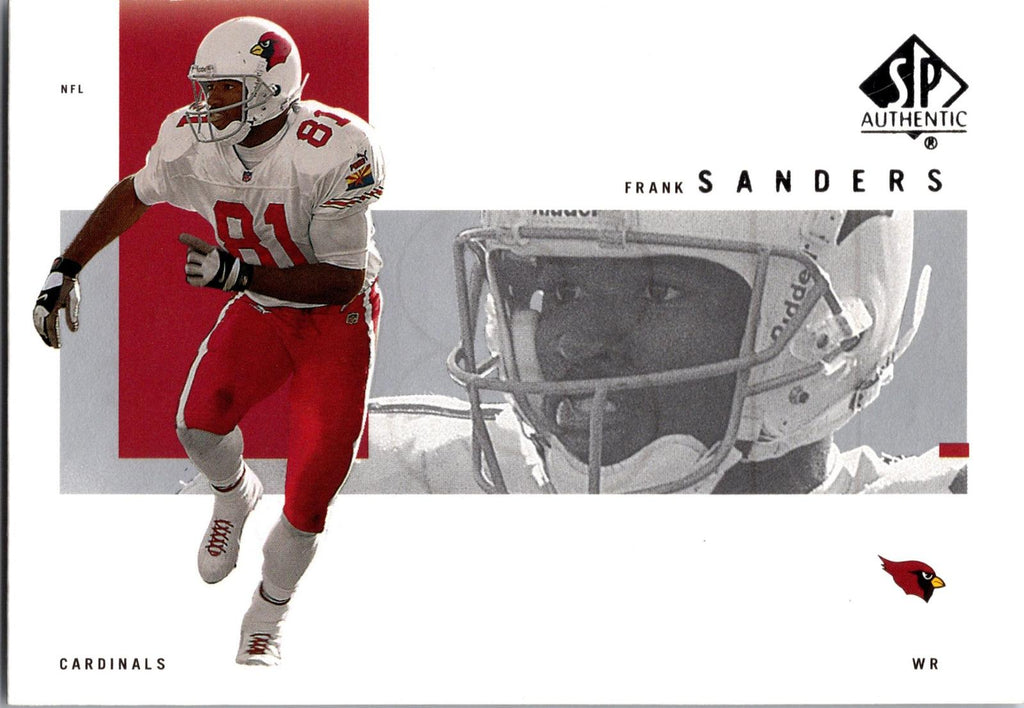 2001 SP Authentic #3 Frank Sanders