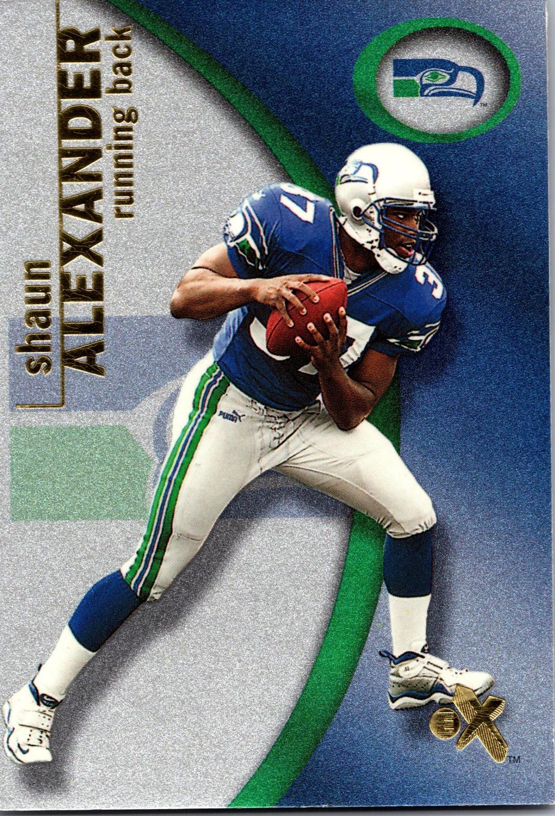 2001 Fleer E-X #65 Shaun Alexander