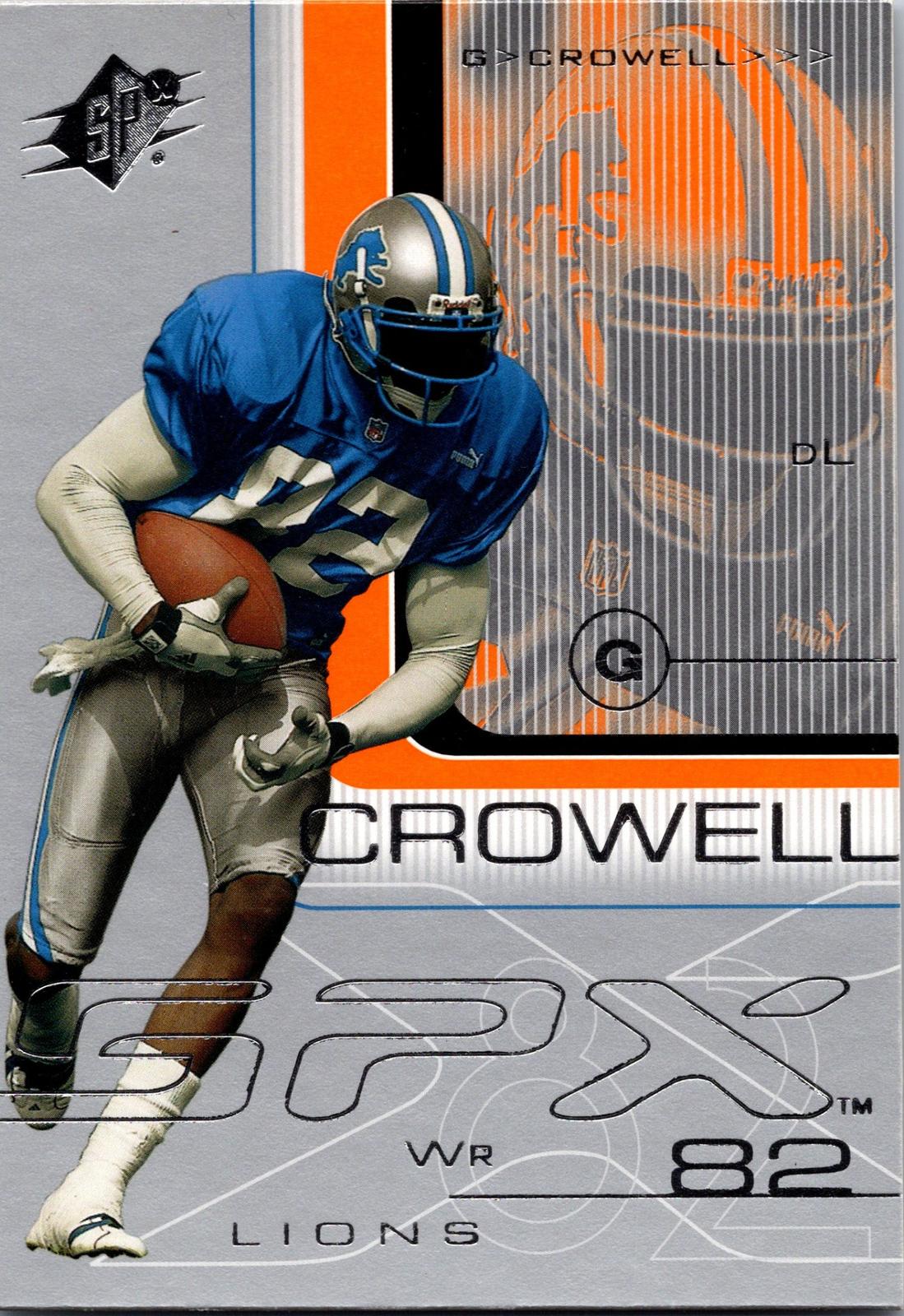 2001 SPx #32 Germane Crowell