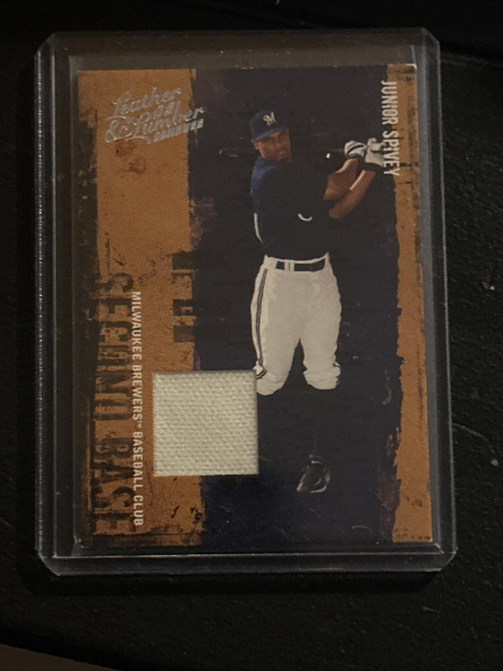 2005 Donruss Leather & Lumber #76 Junior Spivey