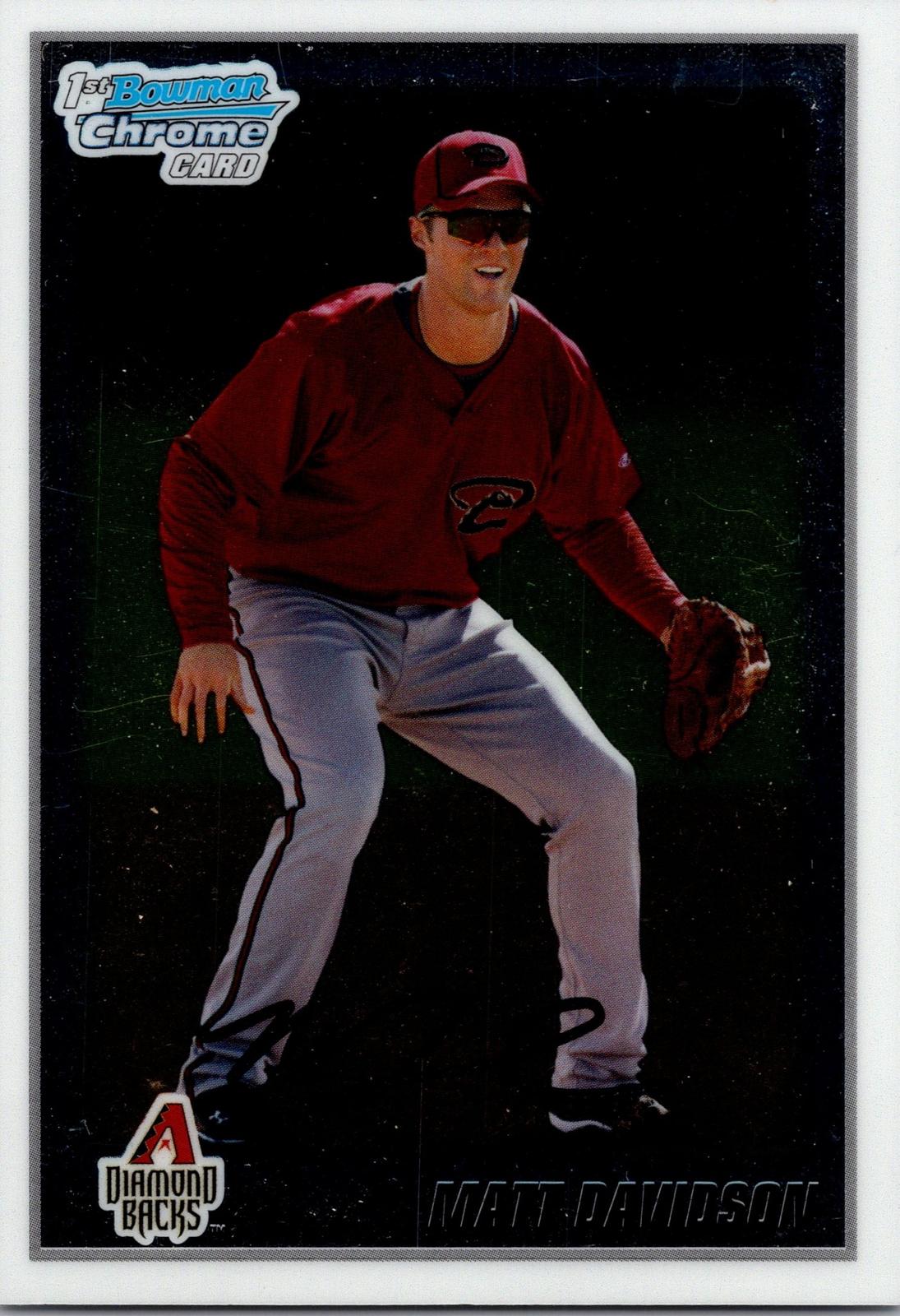 2010 Bowman Chrome #BCP210 Matt Davidson Prospects