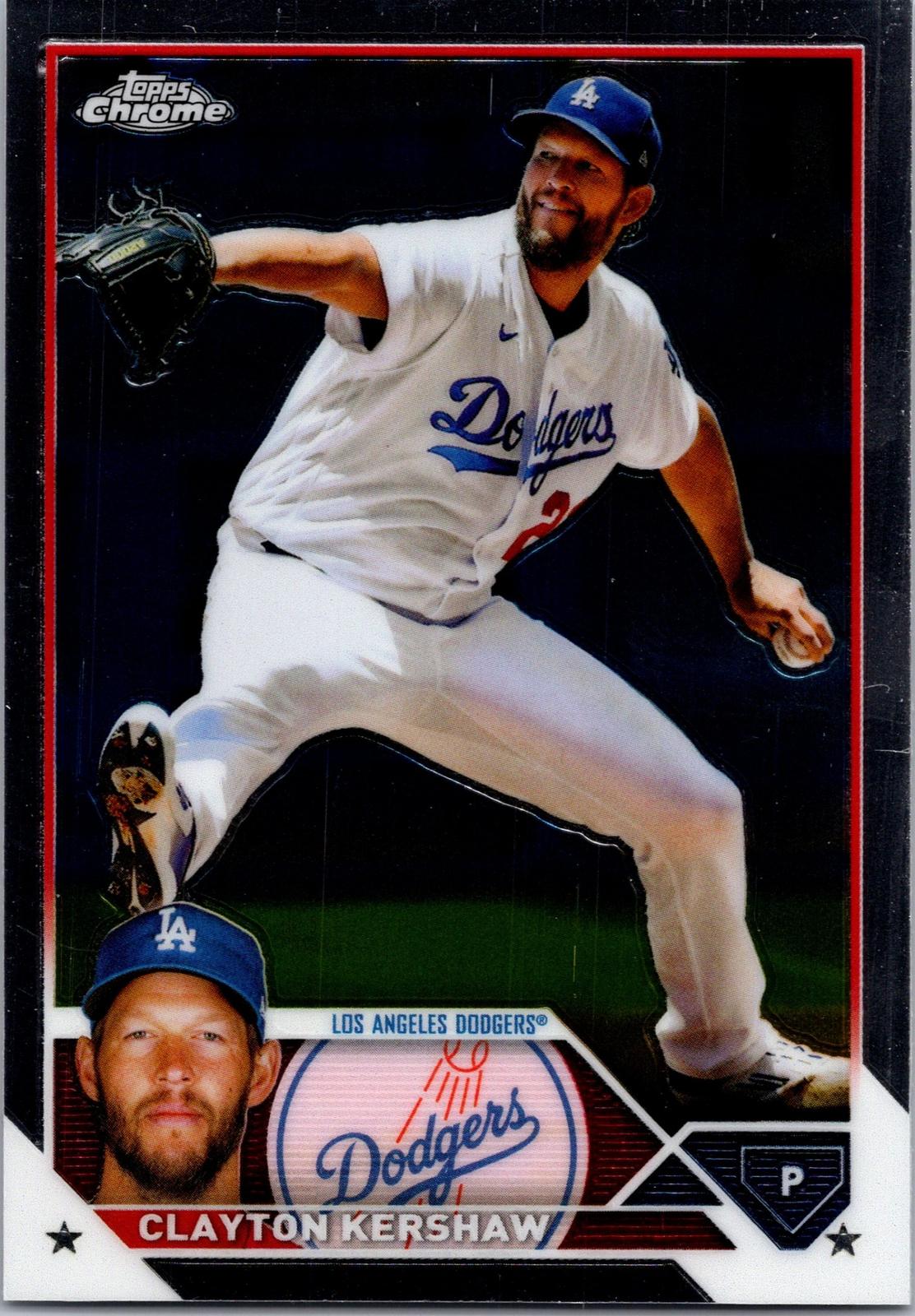 2023 Topps Chrome #77 Clayton Kershaw