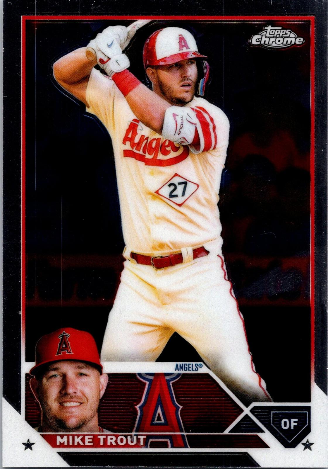 2023 Topps Chrome #27 Mike Trout