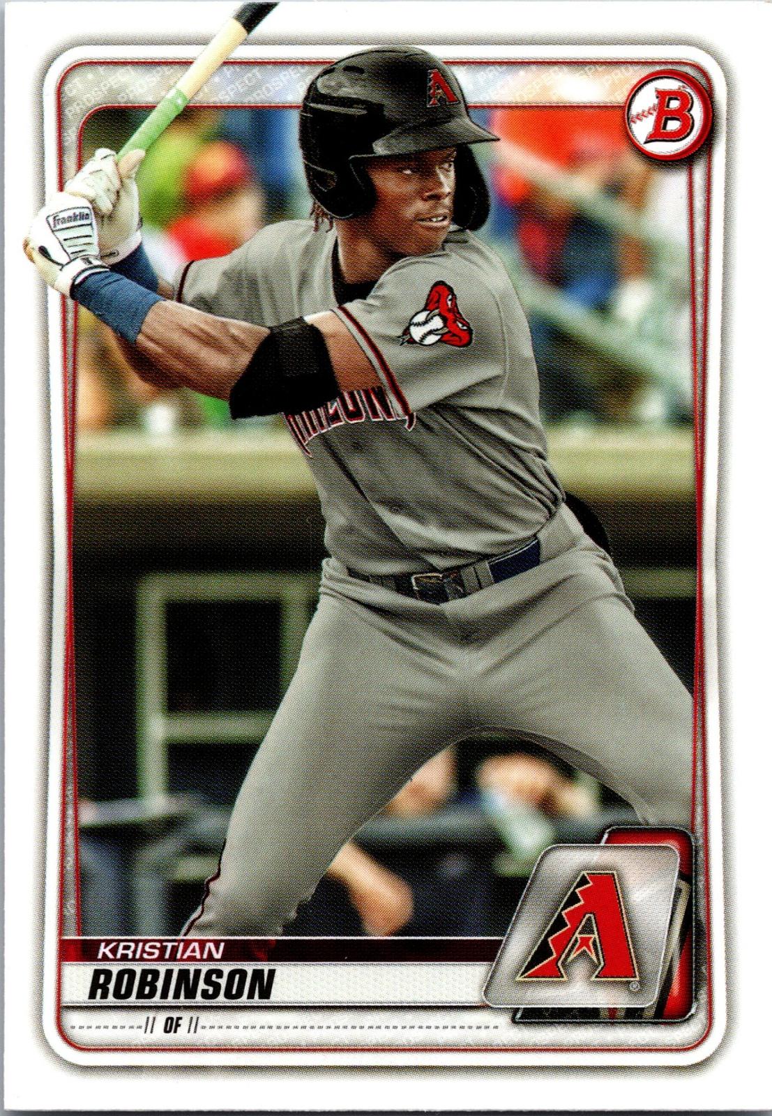 2020 Bowman #BP-27 Kristian Robinson Prospects