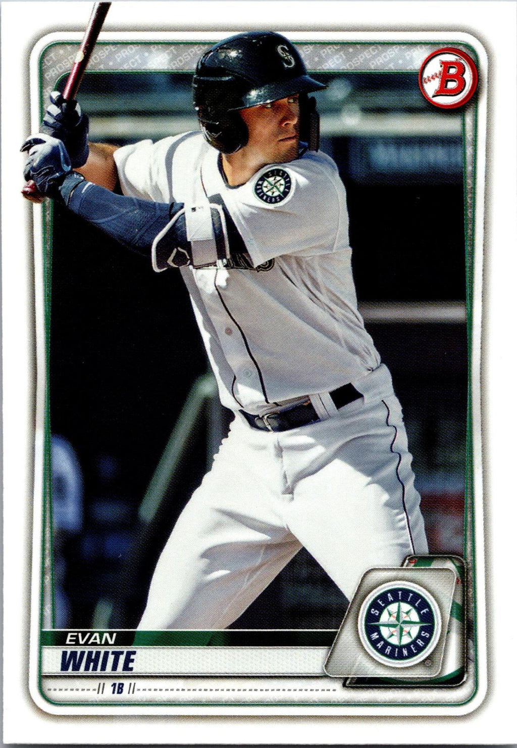 2020 Bowman #BP-77 Evan White Prospects