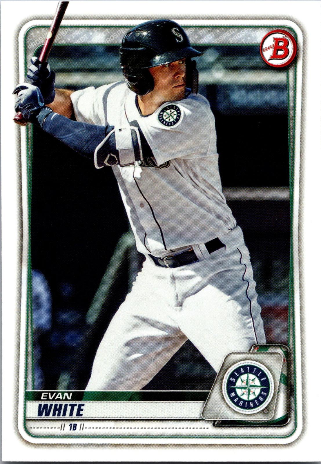 2020 Bowman #BP-77 Evan White Prospects