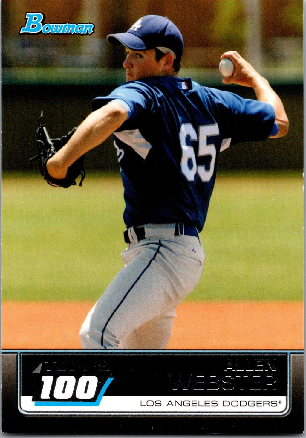 2011 Bowman #TP56 Allen Webster Topps 100