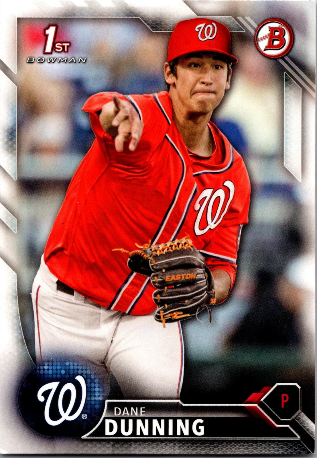 2016 Bowman Draft #BD-104 Dane Dunning