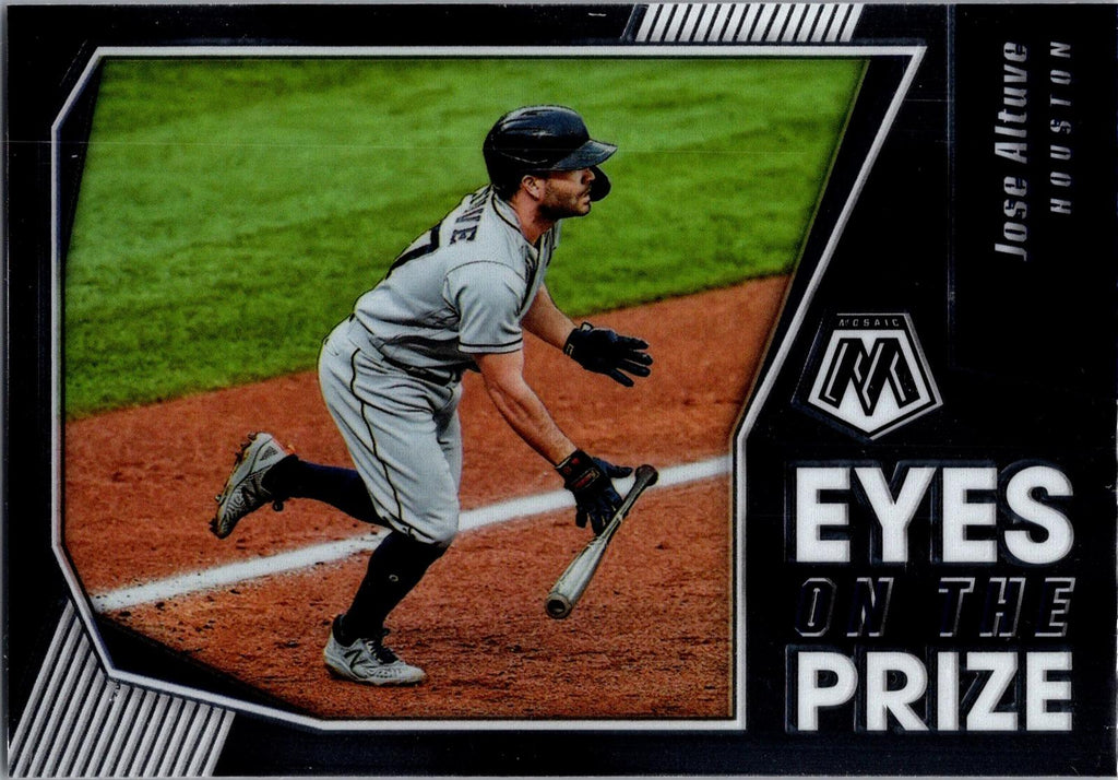 2021 Panini Mosaic #EOP8 Jose Altuve Eyes on the Prize