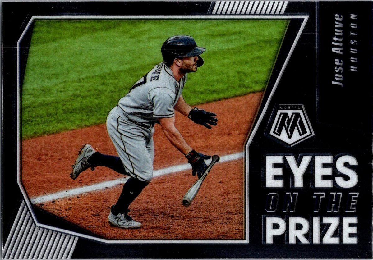 2021 Panini Mosaic #EOP8 Jose Altuve Eyes on the Prize