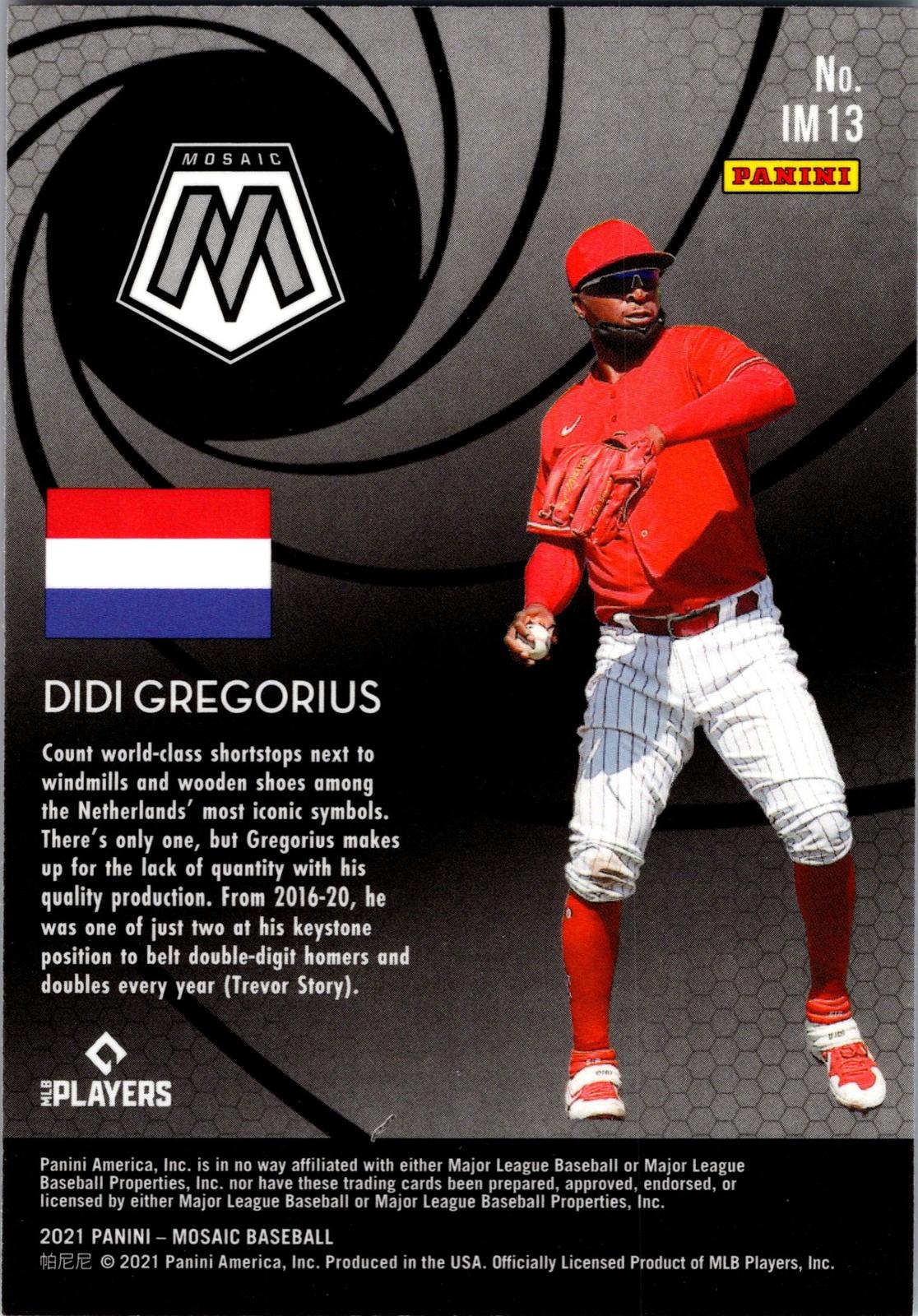 2021 Panini Mosaic #IM13 Didi Gregorius International Men of Mastery