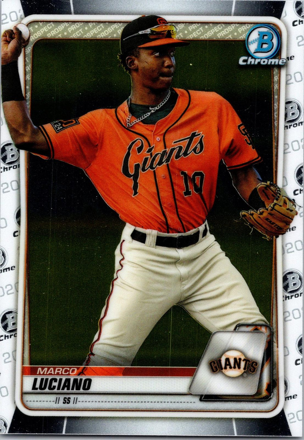 2020 Bowman #BCP-103 Marco Luciano Chrome Prospects