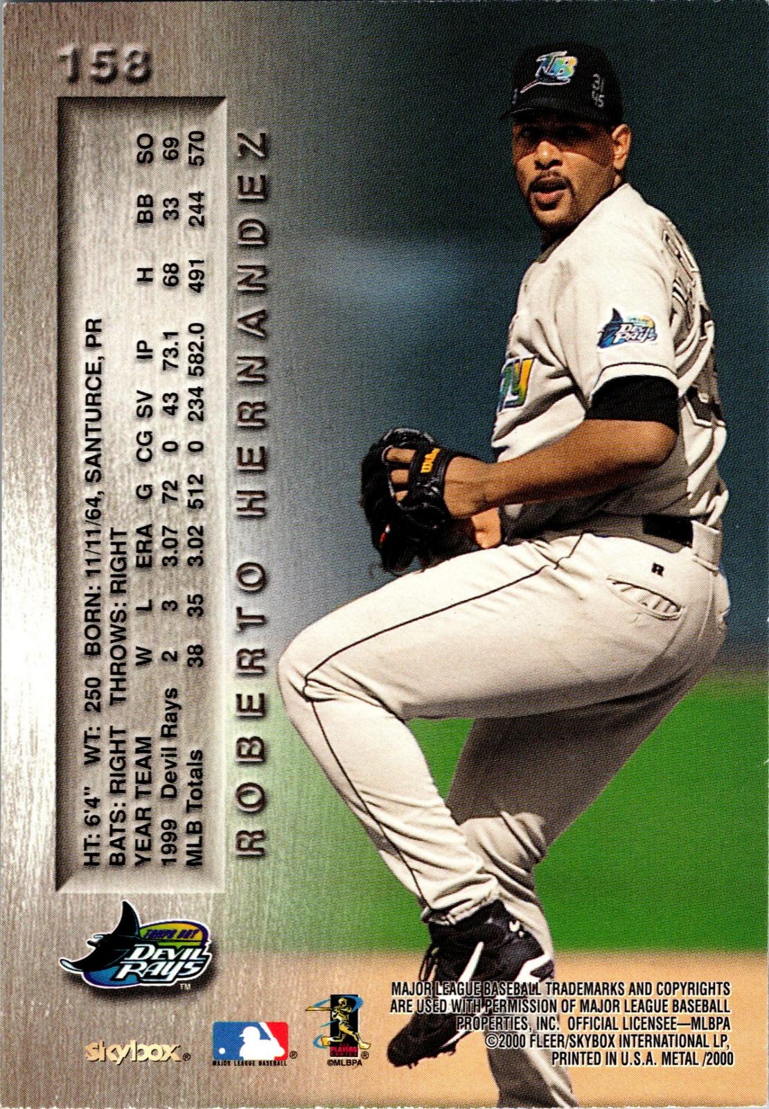 2000 Metal #158 Roberto Hernandez