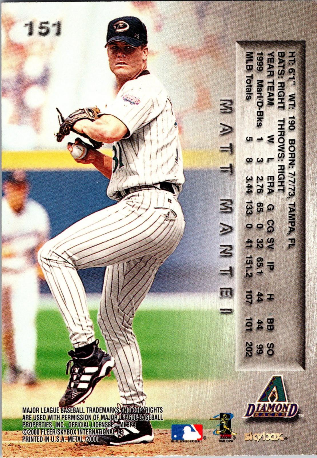 2000 Metal #151 Matt Mantei