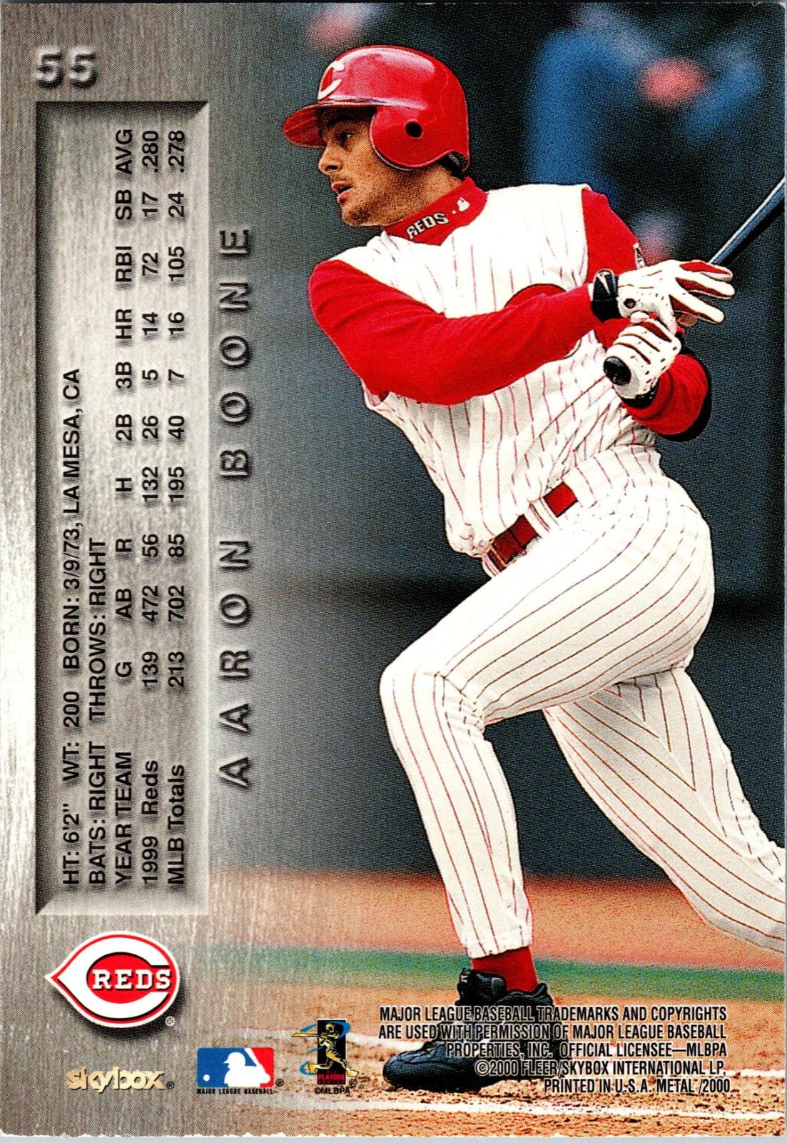 2000 Metal #55 Aaron Boone