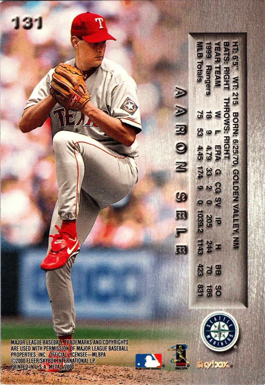2000 Metal #131 Aaron Sele