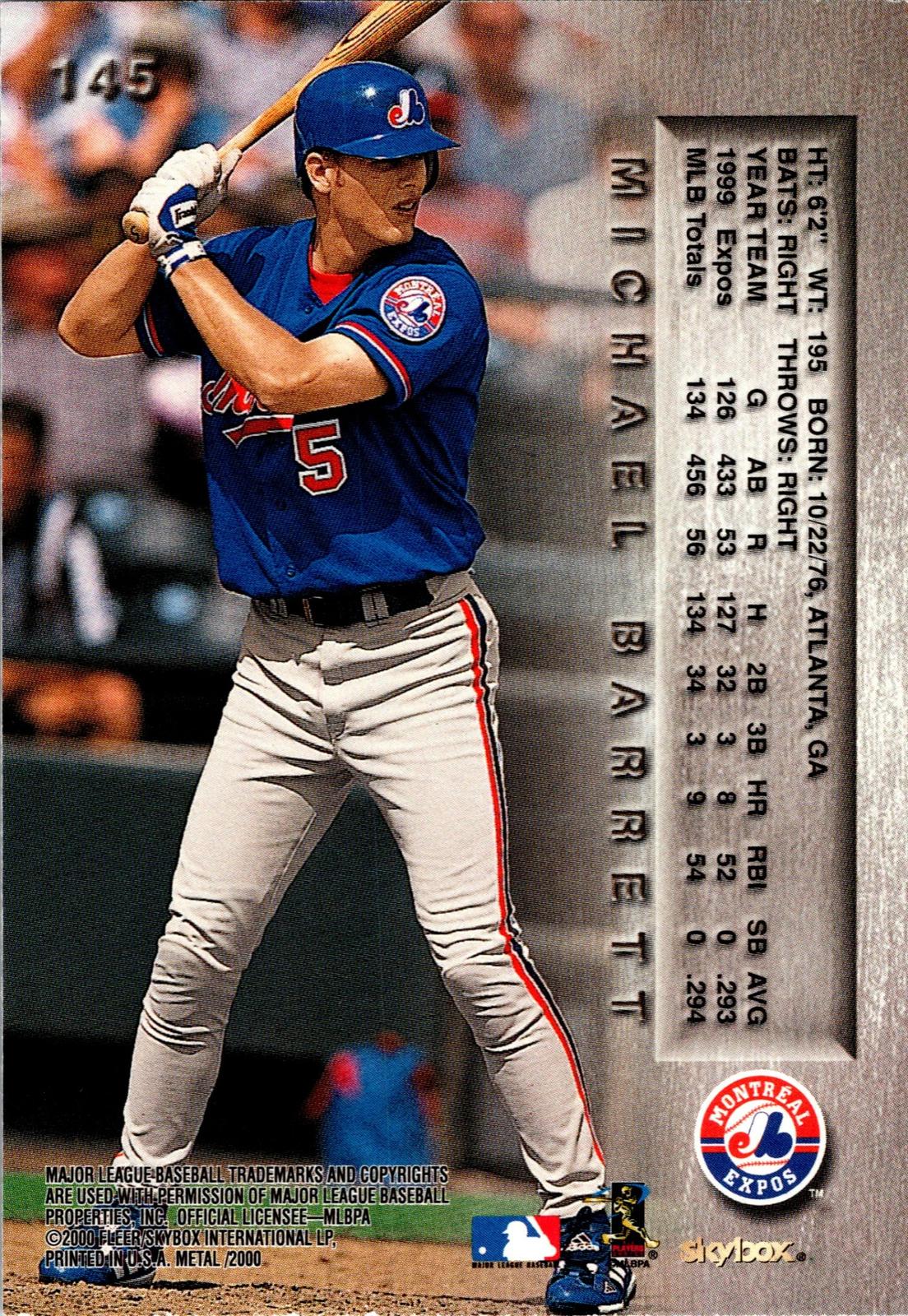 2000 Metal #145 Michael Barrett