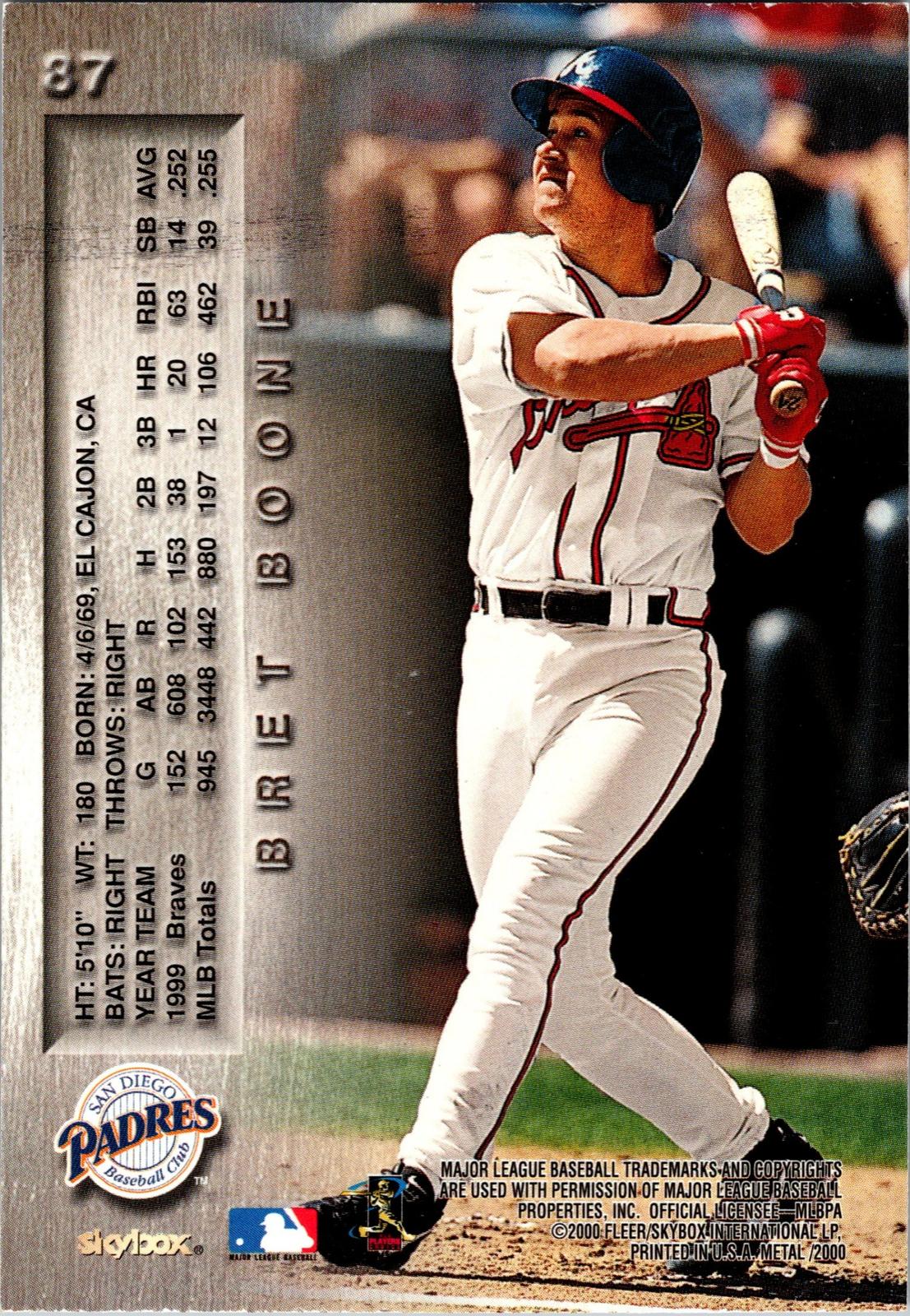 2000 Metal #87 Bret Boone Emerald