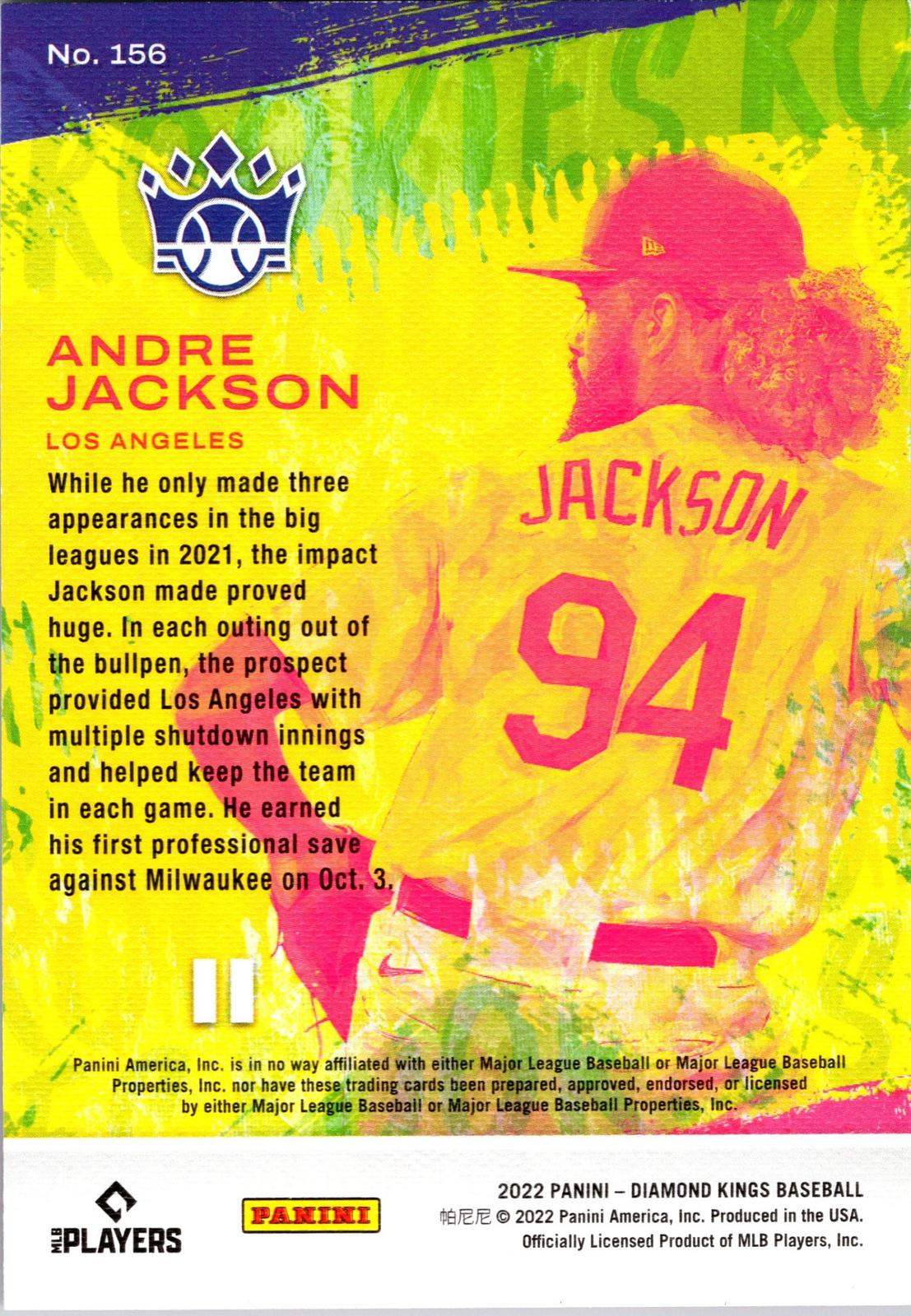 2022 Panini Diamond Kings #156 Andre Jackson