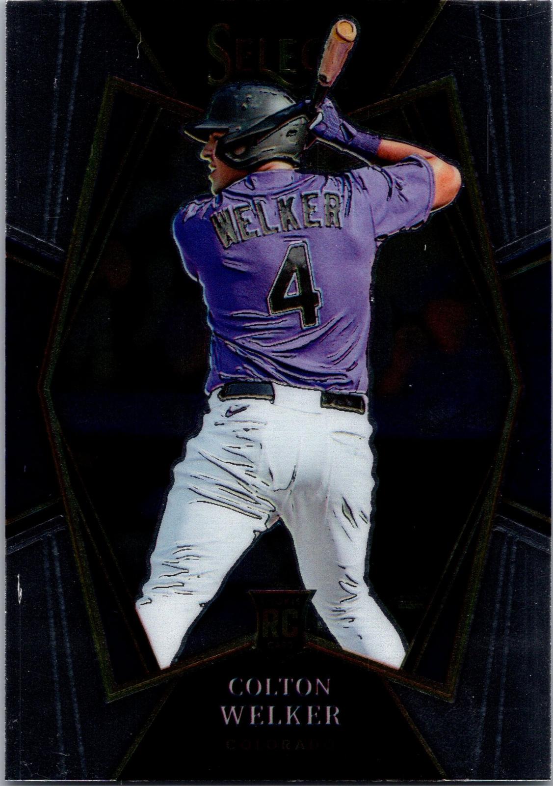 2022 Panini Select #117 Colton Welker Blue Retail Base