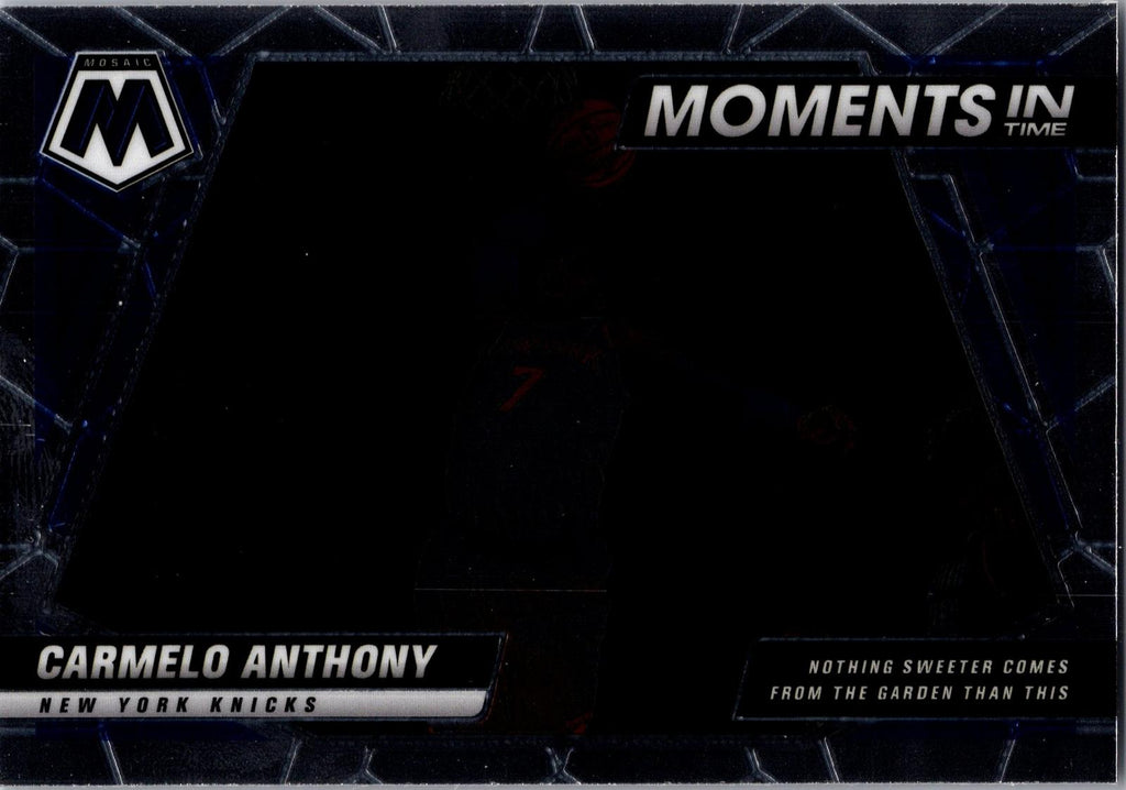 2021-22 Panini Mosaic #13 Carmelo Anthony Moments in Time