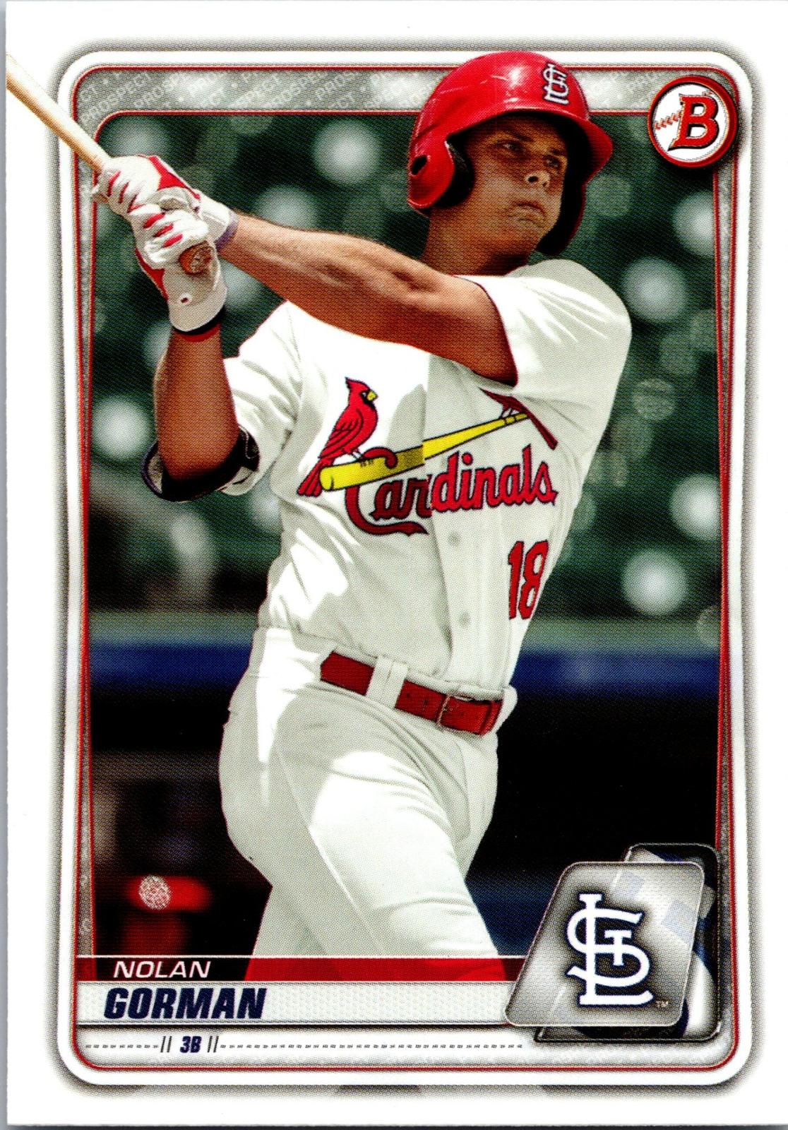 2020 Bowman #BP-66 Nolan Gorman Prospects