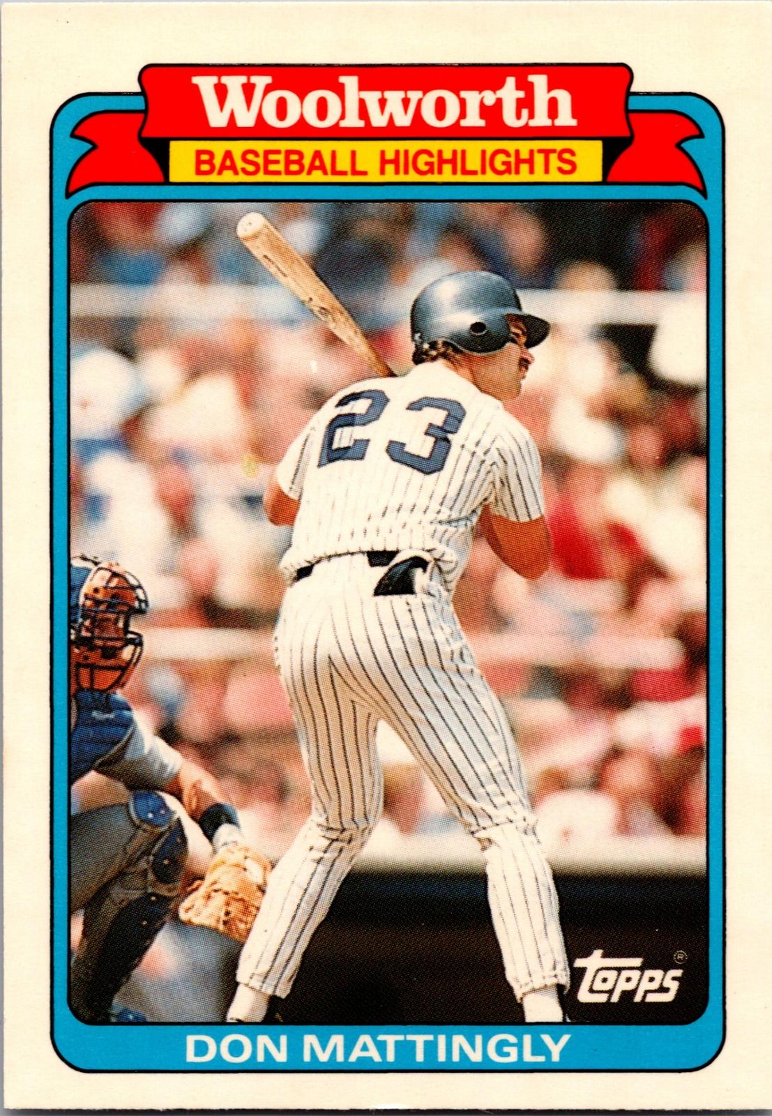 1988 Topps Woolworth Baseball Highlights #4 Don Mattingly