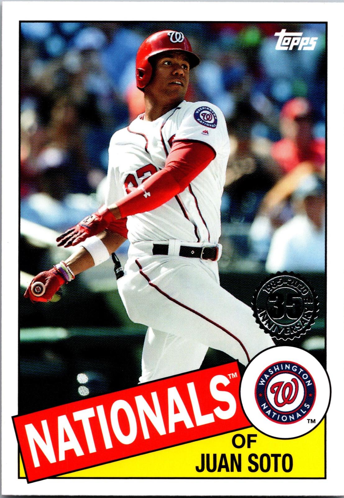 2020 Topps Update #85TB-46 Juan Soto 1985 Topps Baseball 35th Anniversary
