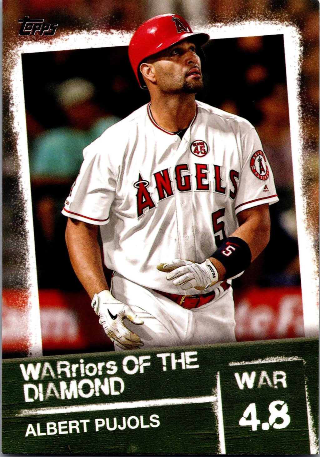 2020 Topps #WOD-16 Albert Pujols WARriors of the Diamond