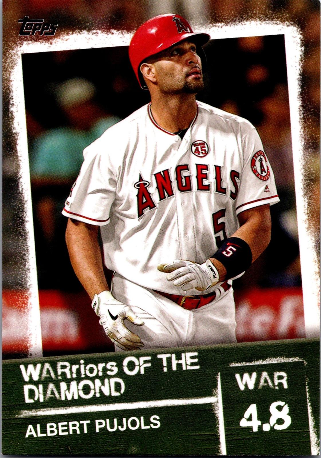 2020 Topps #WOD-16 Albert Pujols WARriors of the Diamond