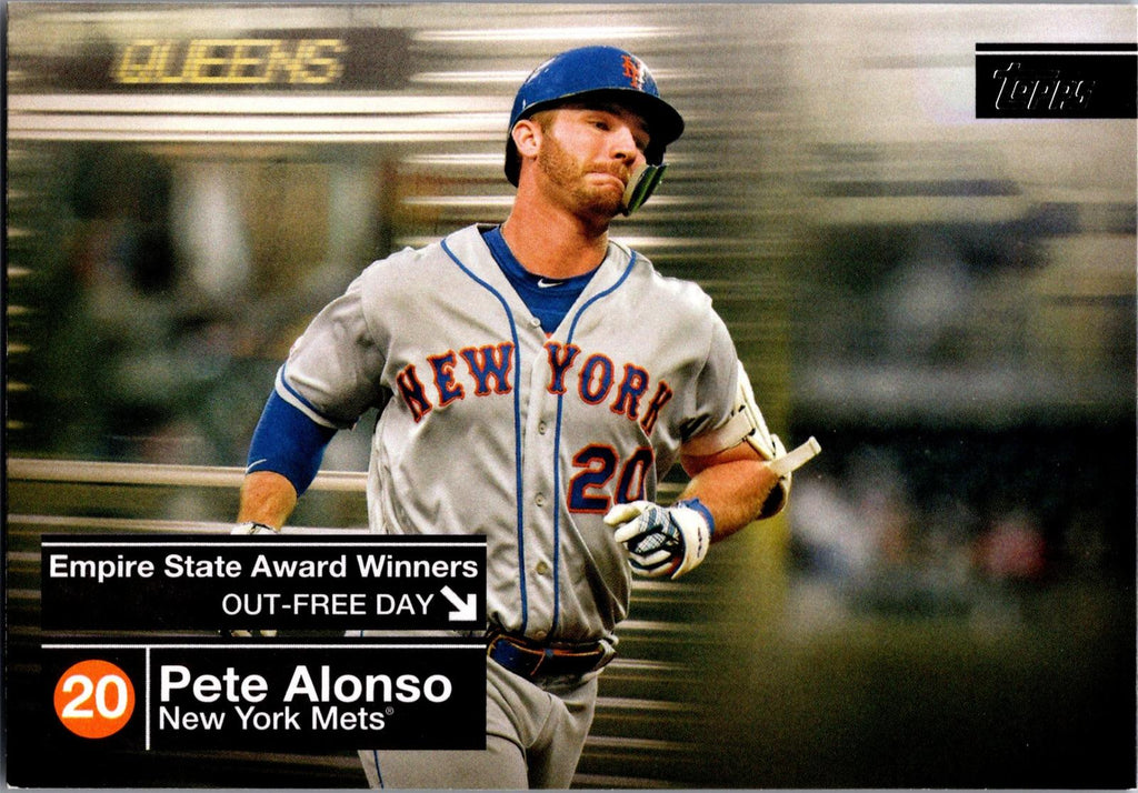 2020 Topps #ESAW-10 Pete Alonso Empire State Award Winners
