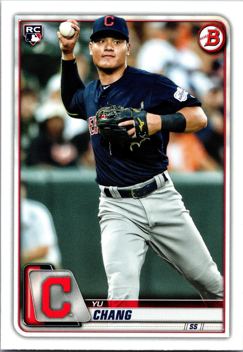 2020 Bowman #66 Yu Chang