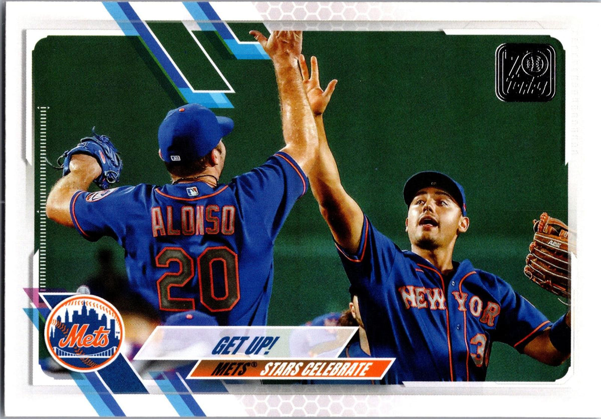 2021 Topps #210 Get Up! (Pete Alonso / Michael Conforto)