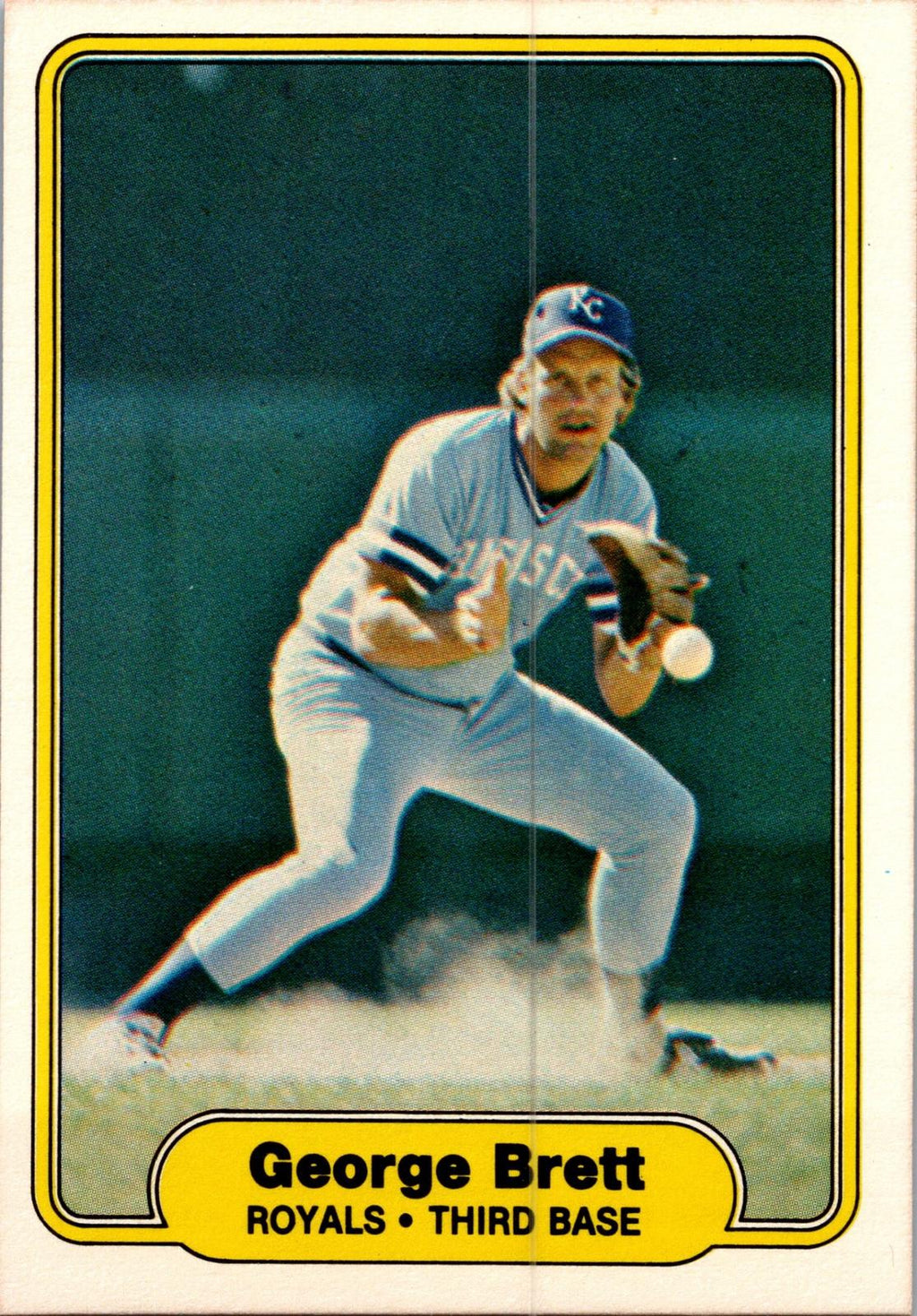 1982 Fleer #405 George Brett
