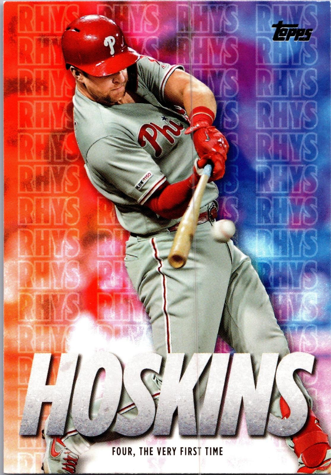 2020 Topps #RH-25 Rhys Hoskins Player Highlights Rhys Hoskins