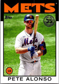 2021 Topps #86B-65 Pete Alonso 1986 Topps Baseball 35th Anniversary (Series One)