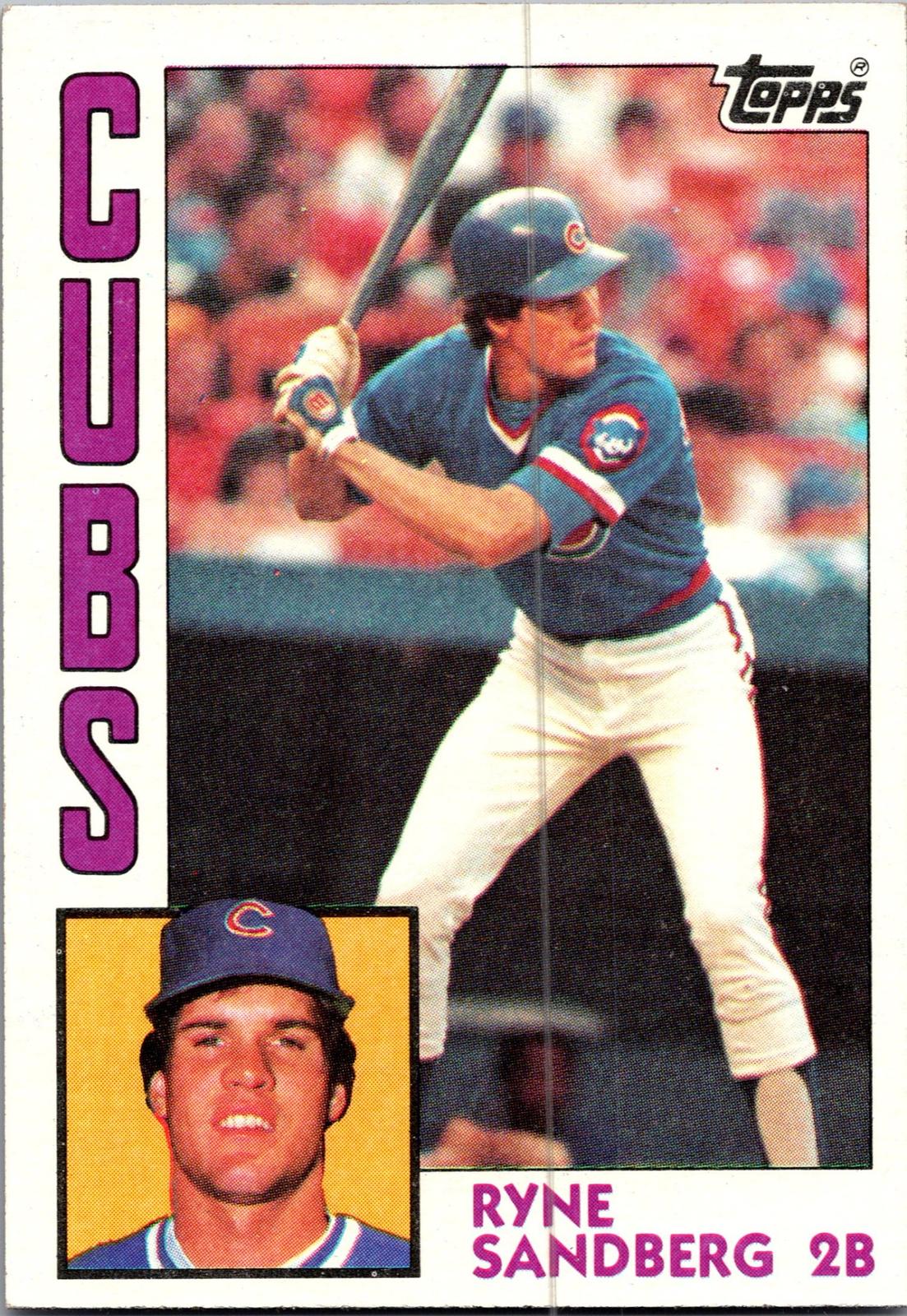 1984 Topps #596 Ryne Sandberg