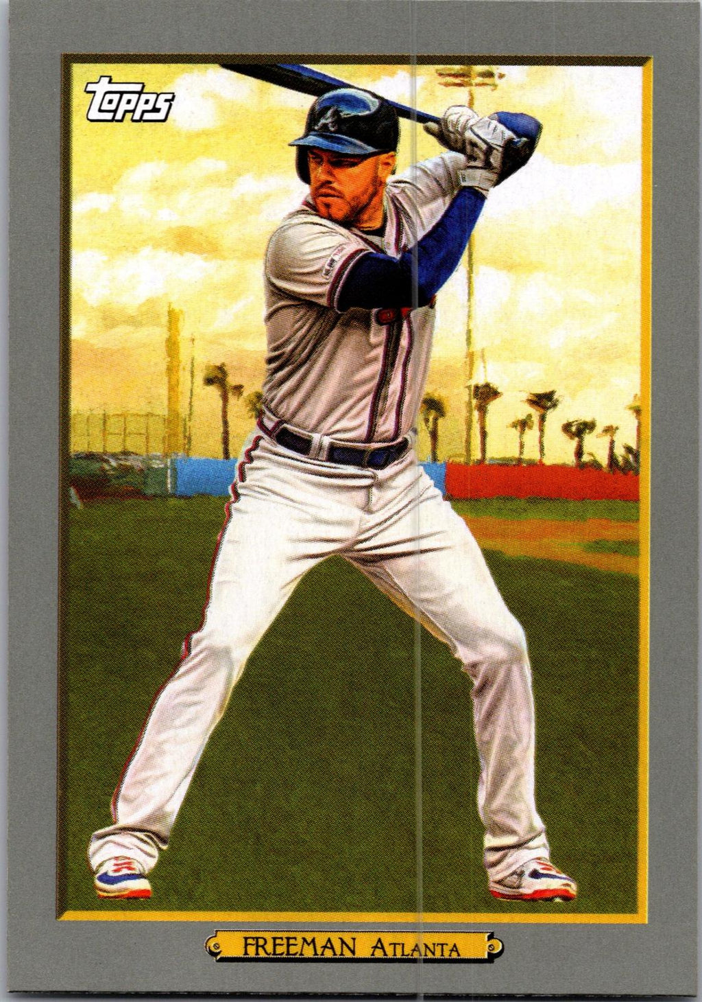 2020 Topps #TR-6 Freddie Freeman Turkey Red 2020 (Series 1)
