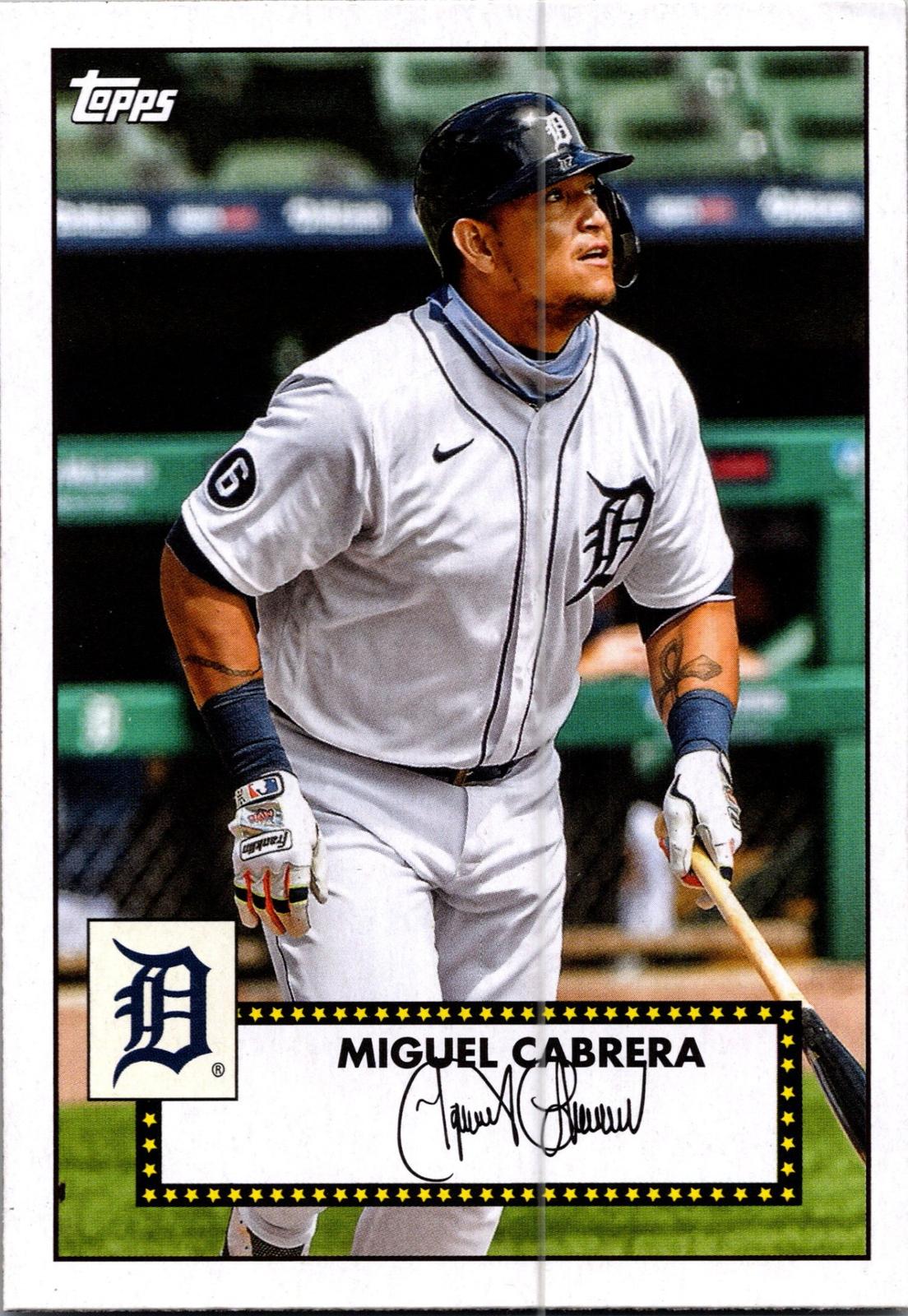 2021 Topps #T52-2 Miguel Cabrera 1952 Topps Redux