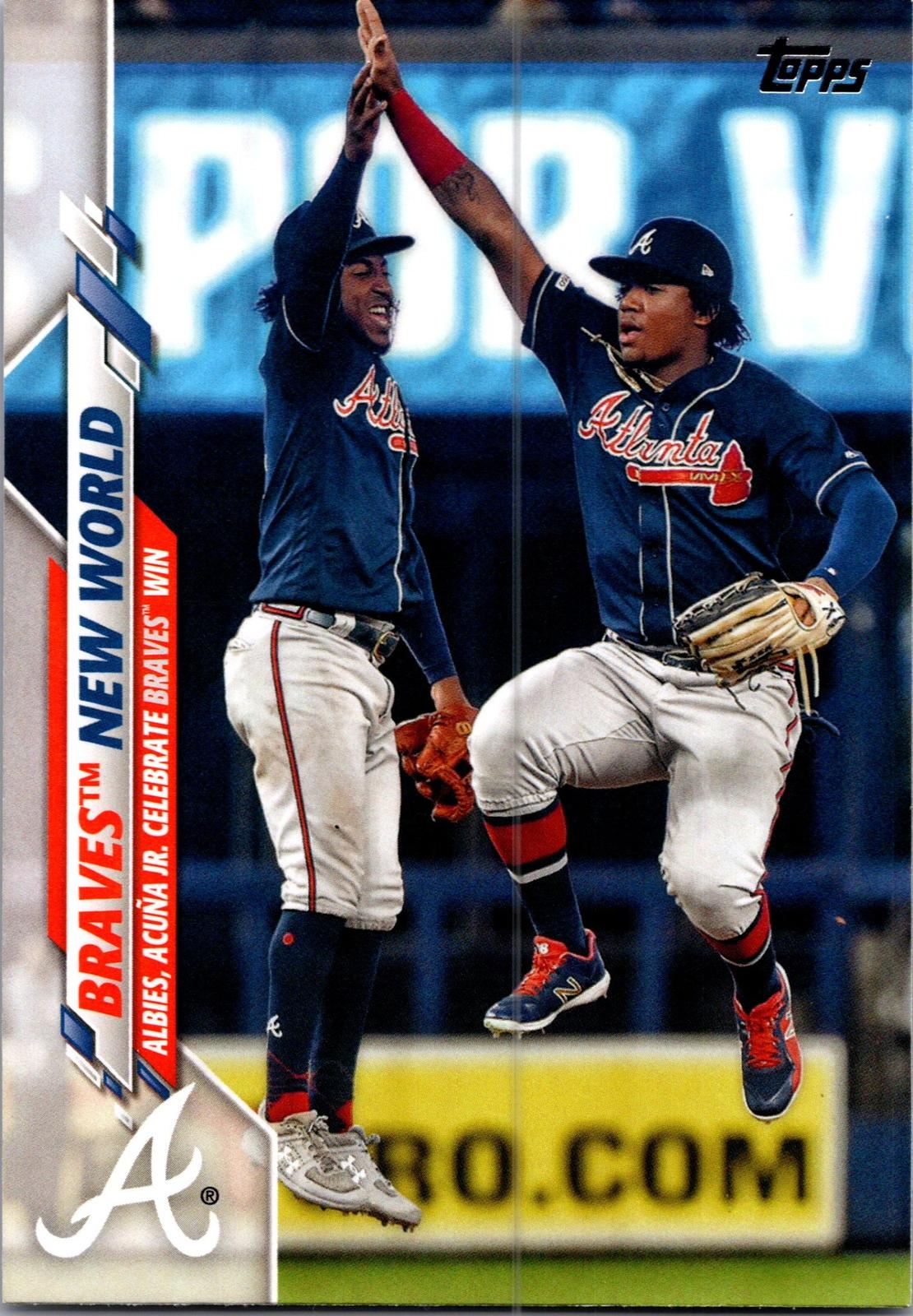 2020 Topps #538 Braves New World Blue