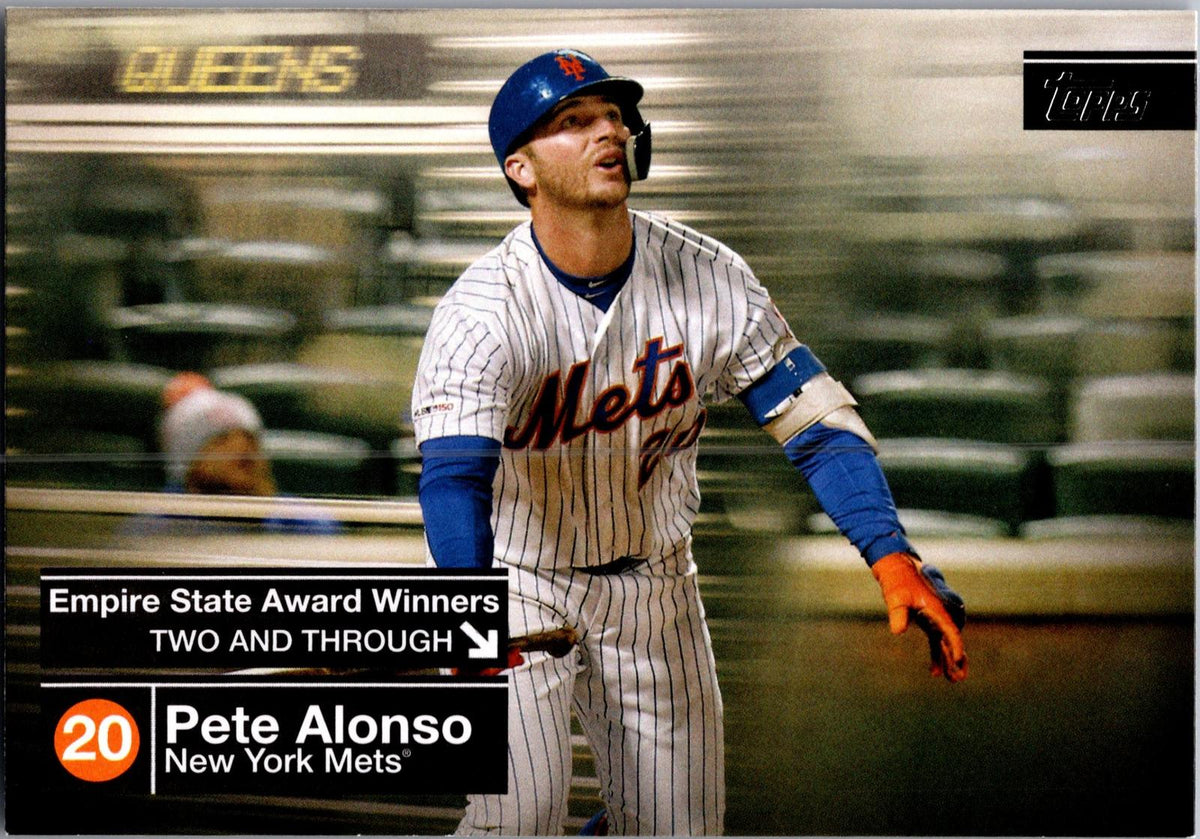 2020 Topps #ESAW-3 Pete Alonso Empire State Award Winners