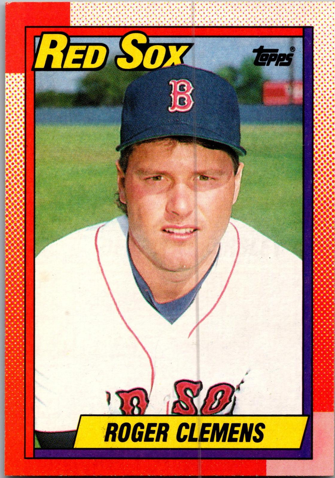 1990 Topps #245 Roger Clemens