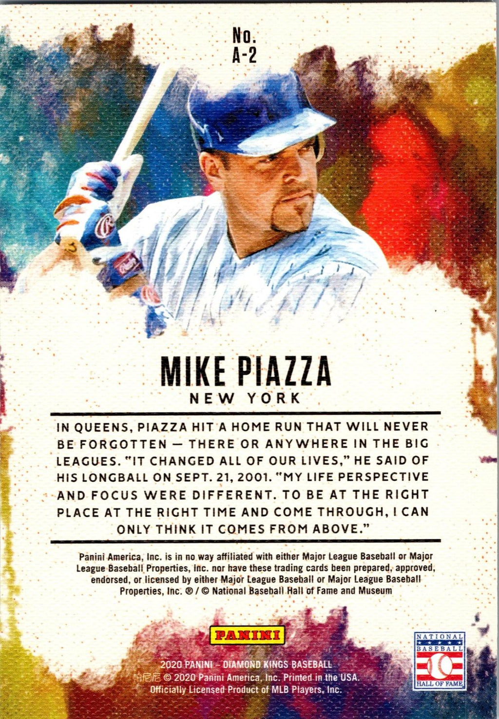 2020 Panini Diamond Kings #A-2 Mike Piazza Aficionado