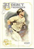 2020 Topps Allen & Ginter #DTR-25 Trevor Story A Debut to Remember