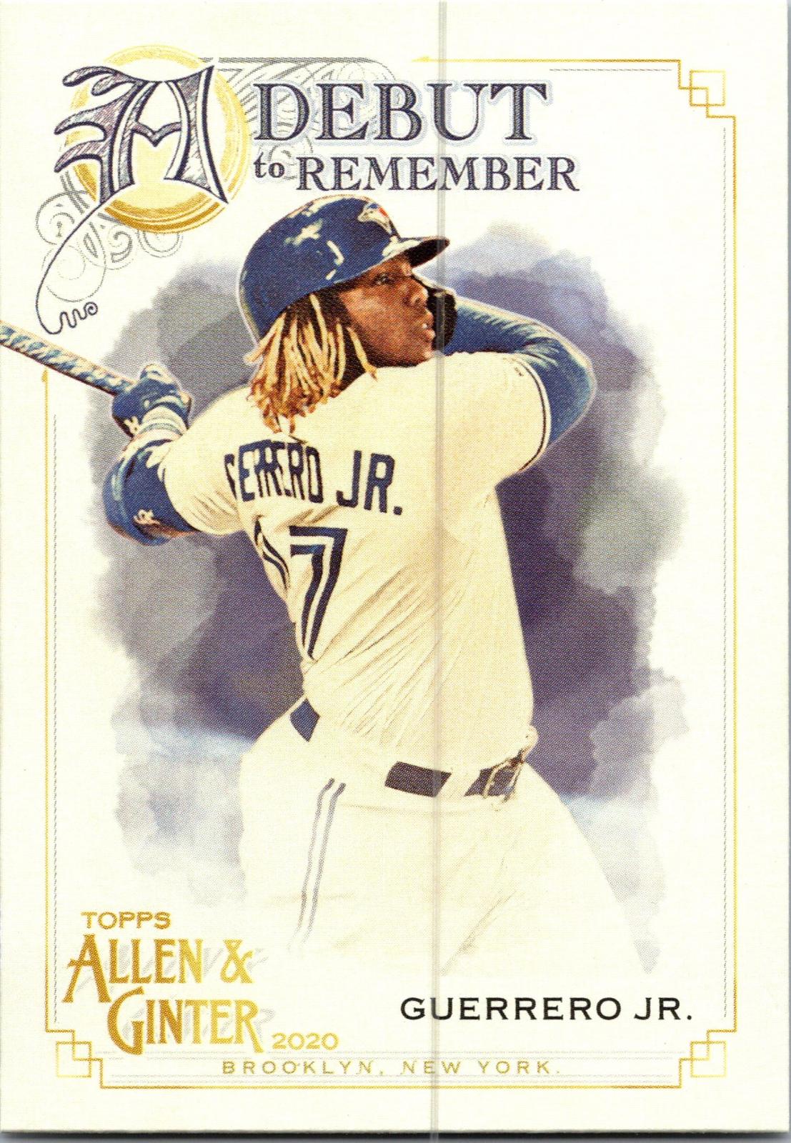 2020 Topps Allen & Ginter #DTR-11 Vladimir Guerrero Jr. A Debut to Remember