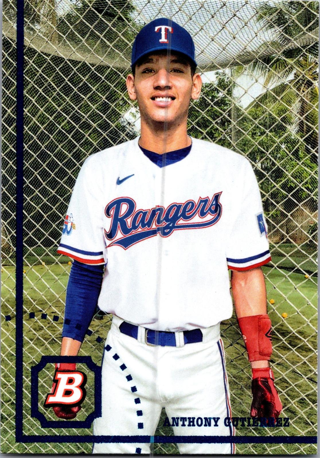 2022 Bowman Heritage #BHP-122 Anthony Gutierrez Prospects