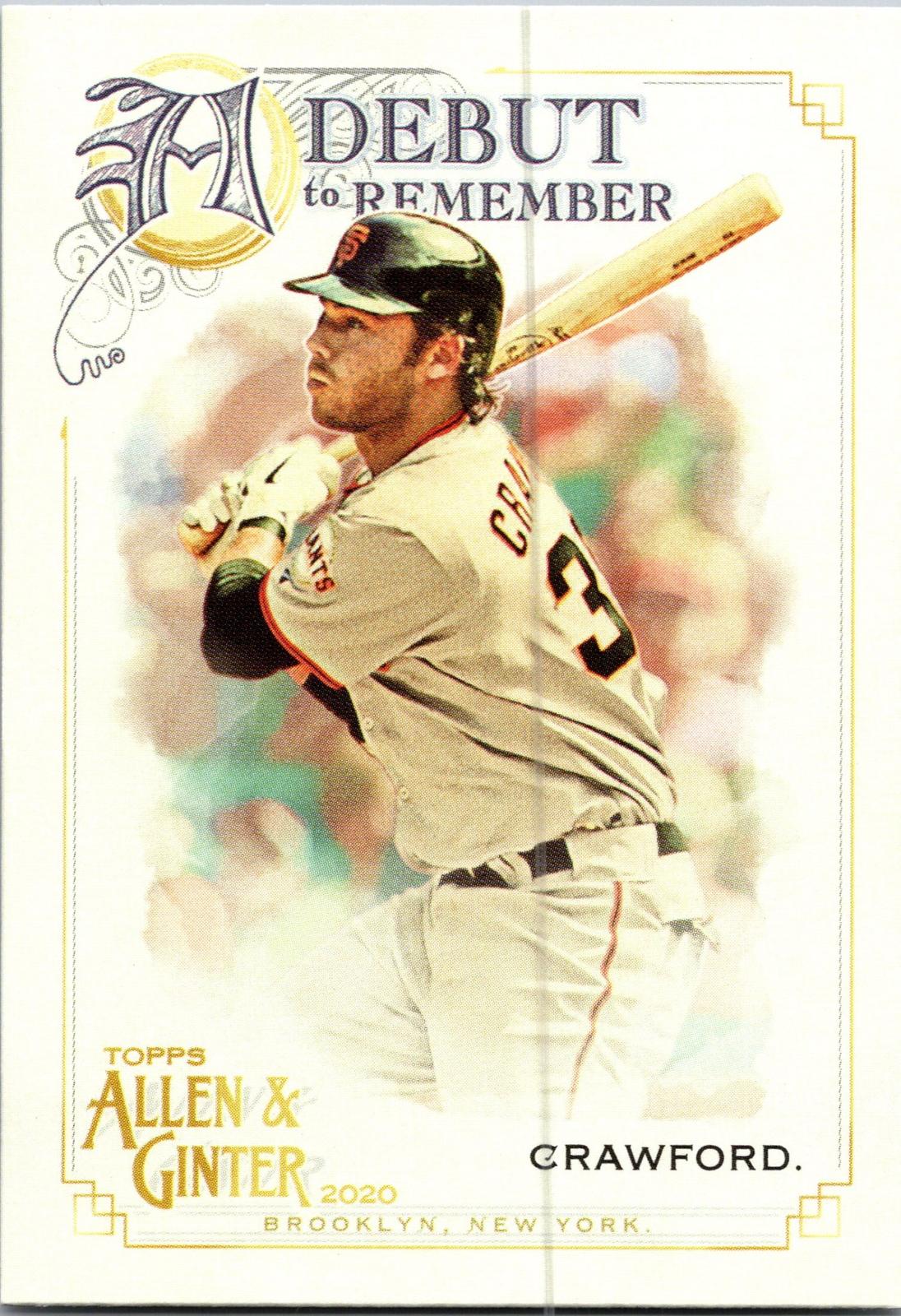 2020 Topps Allen & Ginter #DTR-5 Brandon Crawford A Debut to Remember