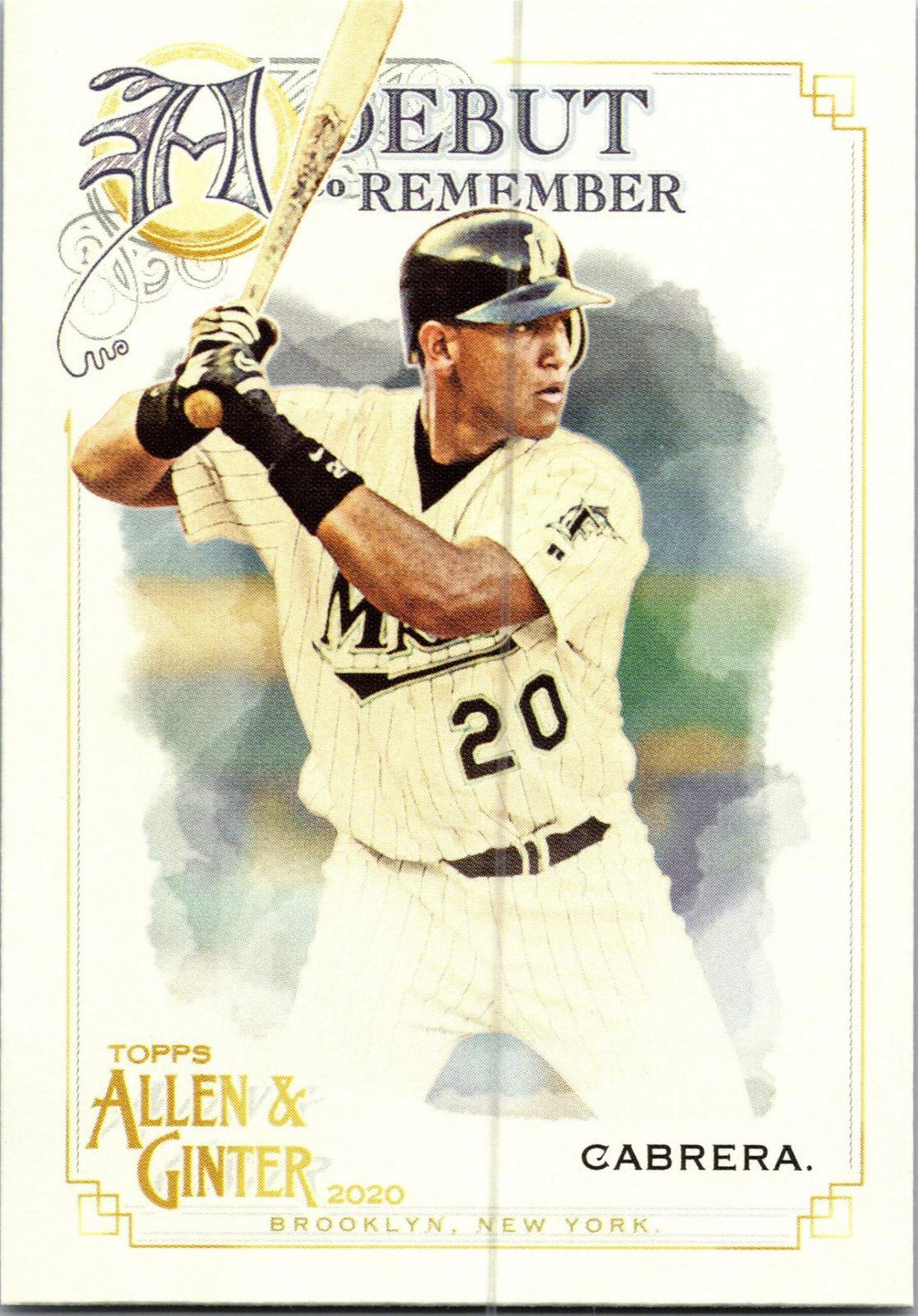 2020 Topps Allen & Ginter #DTR-2 Miguel Cabrera A Debut to Remember