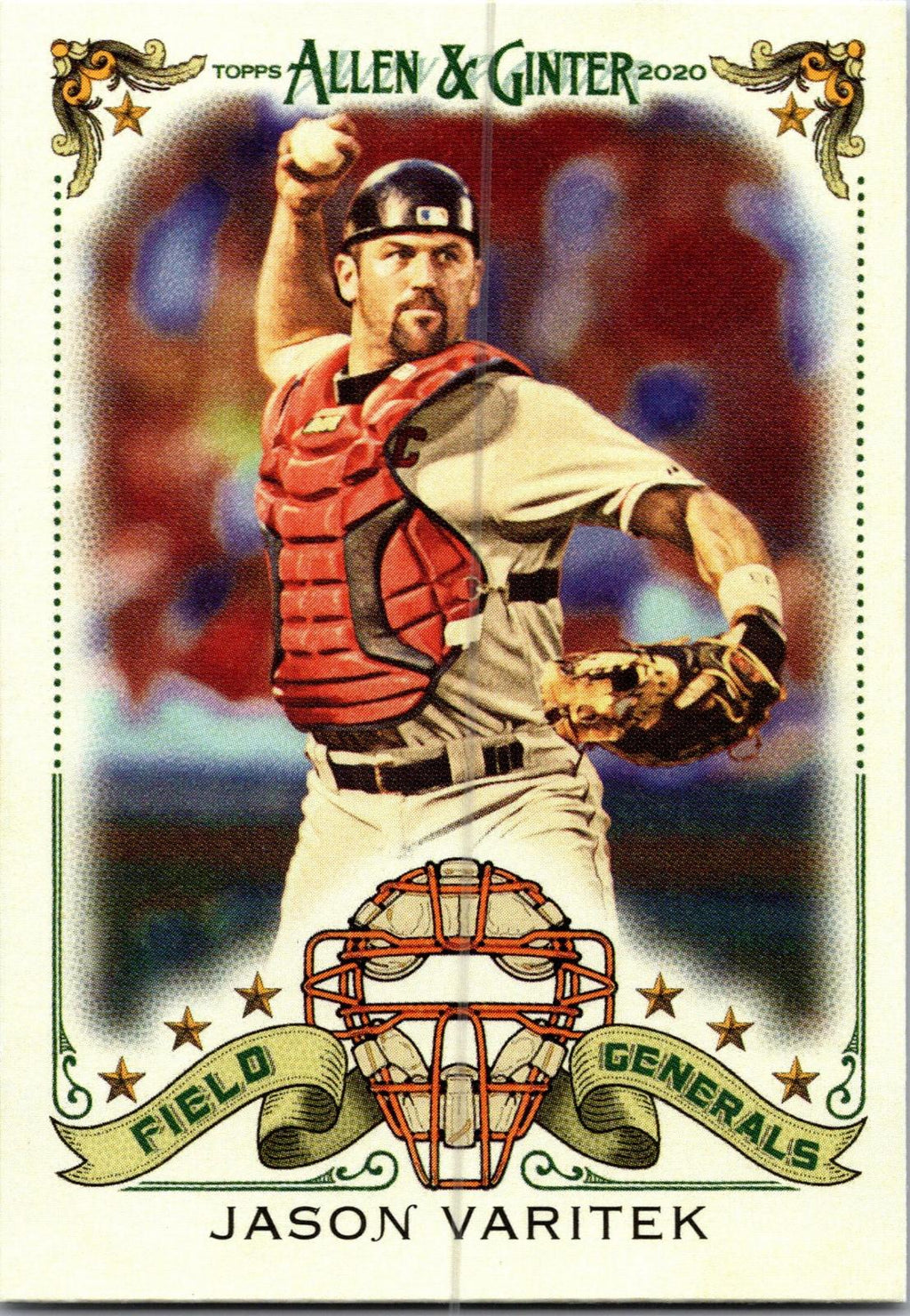 2020 Topps Allen & Ginter #FG-20 Jason Varitek Field Generals
